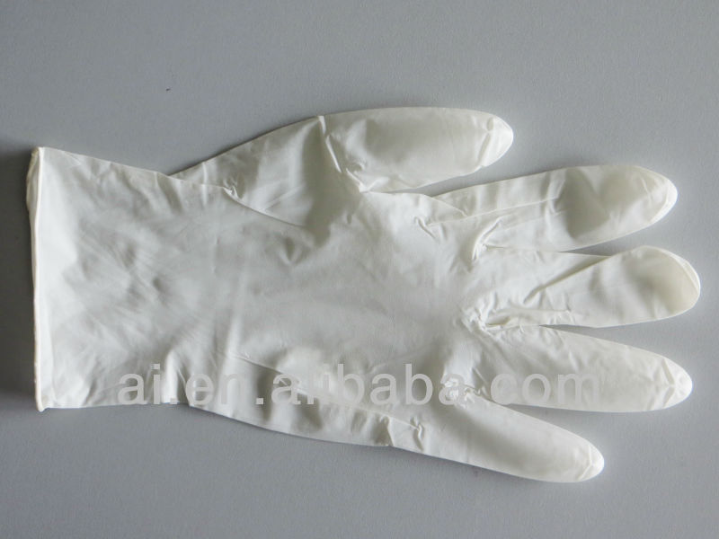 Disposable powder free cheap latex medical examination glove